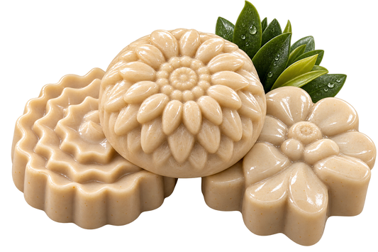 Bentonite clay set goat milk, shea butter, mango butter 
