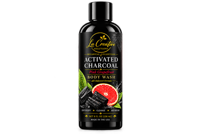Natural Activated Charcoal Pink Grapefruit  Body Wash  PH Balance