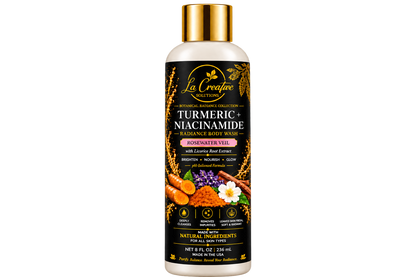 Turmeric + Niacinamide Radiance Body Wash — Rosewater Veil
