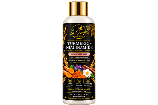 Turmeric + Niacinamide Radiance Body Wash — Rosewater Veil